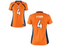 Women's Denver Broncos #4 Case Keenum Nike Orange Game Jersey
