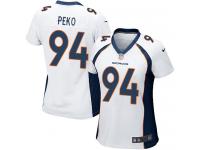 Women's Game Domata Peko #94 Nike White Road Jersey - NFL Denver Broncos