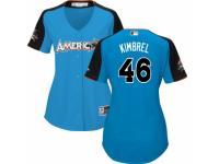 Women's Majestic Boston Red Sox #46 Craig Kimbrel Blue American League 2017 MLB All-Star MLB Jersey