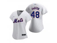 Women's New York Mets Jacob deGrom Nike White 2020 Home Jersey