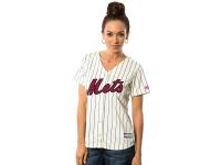 Women's New York Mets Majestic White Fashion  Stars & Stripes 2016 Independence Day  Cool Base Jersey
