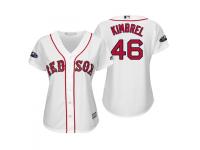 Women's Red Sox 2018 Postseason Home White Craig Kimbrel Cool Base Jersey