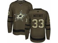 Youth Adidas Dallas Stars #33 Marc Methot Green Salute to Service NHL Jersey