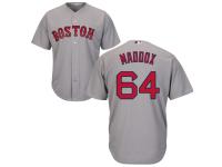 Youth Boston Red Sox #64 Austin Maddox Majestic Gray Cool Base Jersey