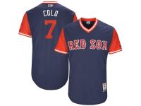 Youth Boston Red Sox Christian Vazquez Colo Majestic Navy 2017 Players Weekend Jersey