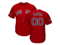 Youth Boston Red Sox Majestic Scarlet 2018 Postseason Alternate Cool Base Custom Jersey