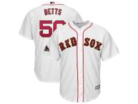 Youth Boston Red Sox Mookie Betts Majestic White 2019 Gold Program Cool Base Player Jersey