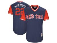 Youth Boston Red Sox Rick Porcello Veintidos Majestic Navy 2017 Players Weekend Jersey