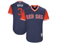 Youth Boston Red Sox Sandy Leon Noah Majestic Navy 2017 Players Weekend Jersey