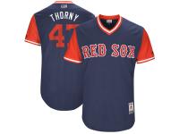Youth Boston Red Sox Tyler Thornburg Thorny Majestic Navy 2017 Players Weekend Jersey
