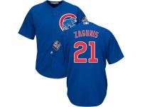 Youth Chicago Cubs #21 Mark Zagunis Majestic Royal 2016 World Series Bound Alternate Cool Base Team Jersey
