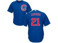 Youth Chicago Cubs #21 Mark Zagunis Majestic Royal Cool Base Jersey