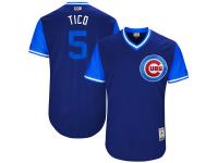 Youth Chicago Cubs Albert Almora Tico Majestic Royal 2017 Players Weekend Jersey