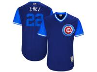 Youth Chicago Cubs Jason Heyward J-Hey Majestic Royal 2017 Players Weekend Jersey