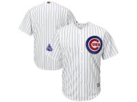 Youth Chicago Cubs Majestic White-Gold 2017 Gold Program Fashion Cool Base Team Jersey