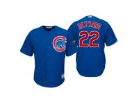 Youth Cubs 2018 Postseason Alternate Royal Jason Heyward Cool Base Jersey
