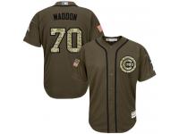 Youth Cubs #70 Joe Maddon Green Salute to Service Stitched Baseball Jersey