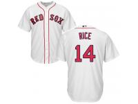 Youth Majestic Boston Red Sox #14 Jim Rice Authentic White Home Cool Base MLB Jersey
