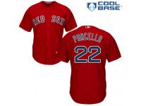 Youth Majestic Boston Red Sox #22 Rick Porcello Authentic Red Alternate Home Cool Base MLB Jersey