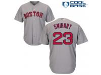 Youth Majestic Boston Red Sox #23 Blake Swihart Authentic Grey Road Cool Base MLB Jersey