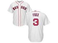 Youth Majestic Boston Red Sox #3 Jimmie Foxx Authentic White Home Cool Base MLB Jersey