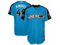 Youth Majestic Boston Red Sox #46 Craig Kimbrel Blue American League 2017 MLB All-Star MLB Jersey