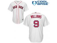 Youth Majestic Boston Red Sox #9 Ted Williams Authentic White Home Cool Base MLB Jersey