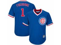 Youth Majestic Chicago Cubs #1 Kosuke Fukudome Royal Blue Cooperstown Cool Base MLB Jersey