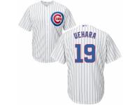 Youth Majestic Chicago Cubs #19 Koji Uehara Cool Base White Home Cool Base MLB Jersey