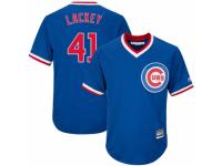 Youth Majestic Chicago Cubs #41 John Lackey Royal Blue Cooperstown Cool Base MLB Jersey