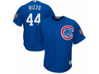 Youth Majestic Chicago Cubs #44 Anthony Rizzo Royal Blue 2017 Spring Training Cool Base MLB Jersey