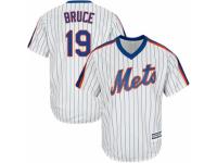 Youth Majestic New York Mets #19 Jay Bruce White Alternate Cool Base MLB Jersey