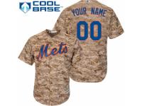 Youth Majestic New York Mets Customized Replica Camo Alternate Cool Base MLB Jersey