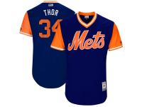 Youth New York Mets Noah Syndergaard Little League World Series Players Weekend Jersey Majestic Royal 2017 Players Weekend Jersey