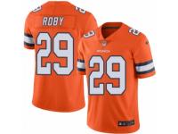 Youth Nike Denver Broncos #29 Bradley Roby Limited Orange Rush NFL Jersey