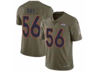 Youth Nike Denver Broncos #56 Shane Ray Limited Olive 2017 Salute to Service NFL Jersey