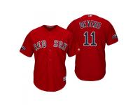Youth Red Sox 2018 Postseason Alternate Scarlet Rafael Devers Cool Base Jersey