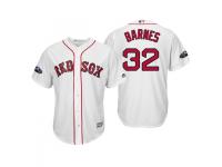 Youth Red Sox 2018 Postseason Home White Matt Barnes Cool Base Jersey