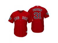 Youth Red Sox 2018 World Series Majestic Scarlet Drew Pomeranz Cool Base Jersey