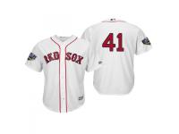 Youth Red Sox 2018 World Series Majestic White Chris Sale Cool Base Player Number Jersey