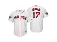Youth Red Sox 2018 World Series Majestic White Nathan Eovaldi Cool Base Jersey