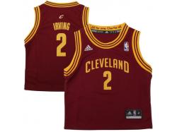 adidas Kyrie Irving Cleveland Cavaliers Toddler Replica Road Jersey - Garnet