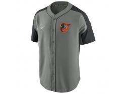 Baltimore Orioles Nike Dri-FIT Woven Jersey - Gray