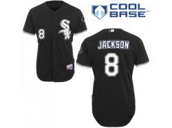 Black Bo Jackson Men #8 Majestic MLB Chicago White Sox Cool Base Alternate Jersey