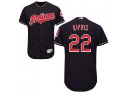 Cleveland Indians #22 Jason Kipnis Navy Blue Flexbase Authentic Collection Stitched Baseball Jersey