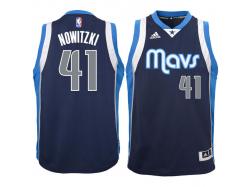 Dirk Nowitzki Dallas Mavericks Youth Swingman Basketball Jersey - Navy