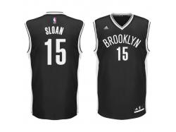 Donald Sloan Brooklyn Nets adidas Replica Jersey - Black