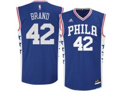 Elton Brand Philadelphia 76ers adidas Replica Jersey - Royal