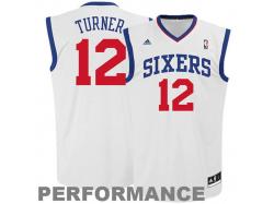 Evan Turner Philadelphia 76ers adidas Youth Replica Home Jersey - White