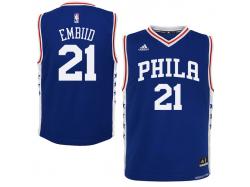 Joel Embiid Philadelphia 76ers adidas Youth 2015 Replica Jersey - Royal